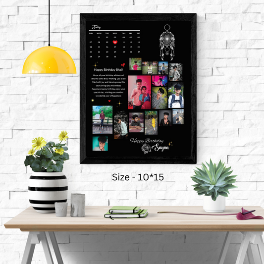 Customized Birthday Frame Design
